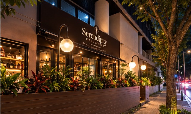 Concept visualization of the restaurant exterior